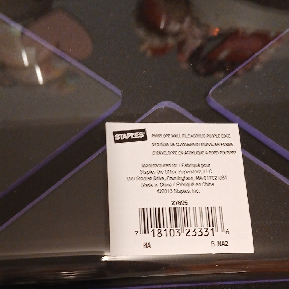 4 For $15 Wall File Organizers-Clear Acrylic - Picture 2 of 7